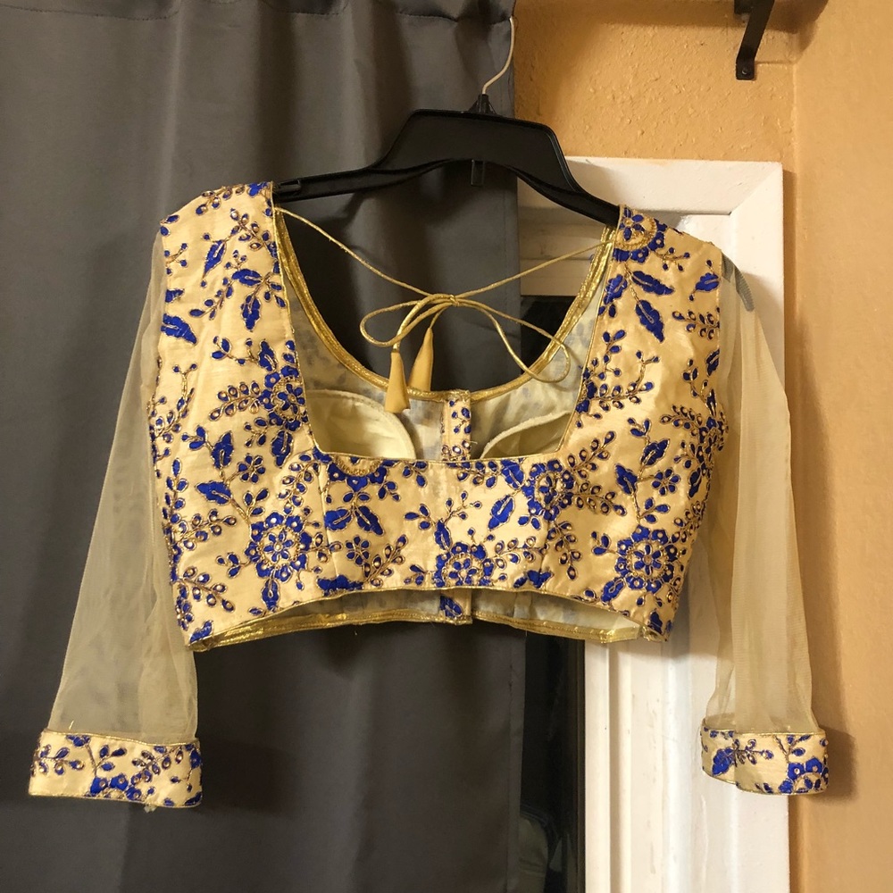 Brand new saree blouse/crop top - Picture 2 of 2